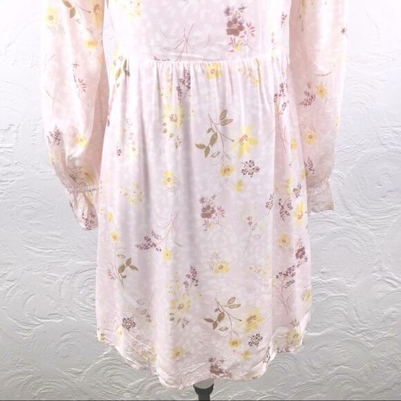 Art Class Pastel Pink Floral Dress-cut Out Back - Picture 3 of 16